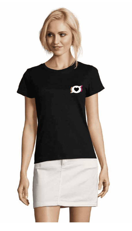 T-shirt Noir FindyourMate Femme