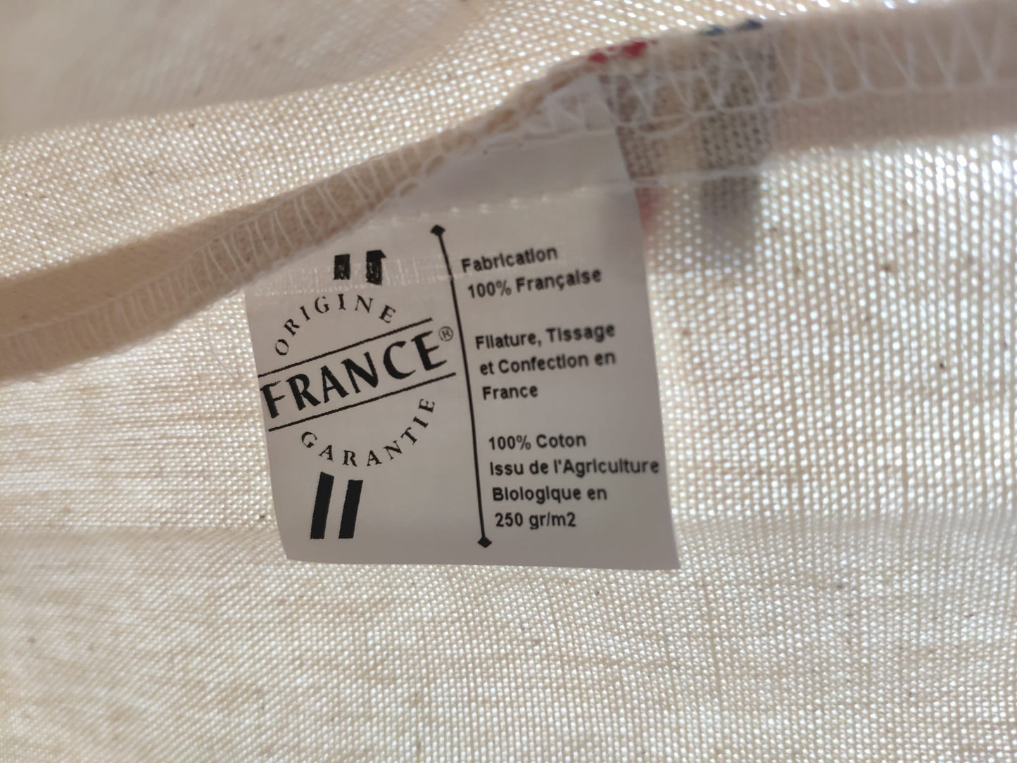 Produit repassable puissance 1 Coton et Lavable à la main à 40° uniquement
